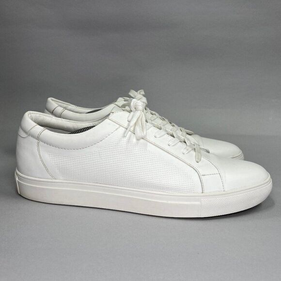Puma Men's Size 13 White Low Top Sneakers - Picture 1 of 12